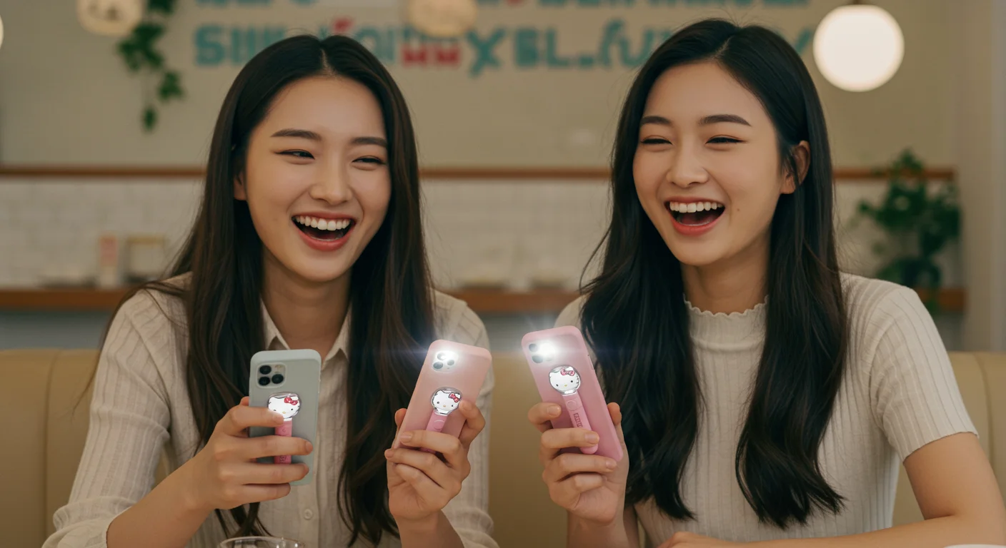 친구들이랑 다 같이! 키티 배경화면 실제 활용 후기