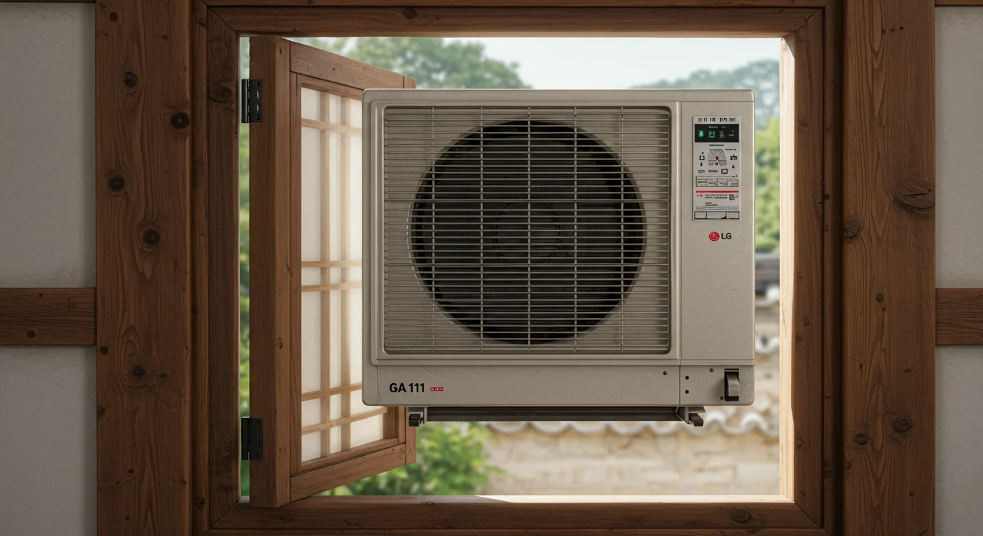 LG 창문형 에어컨, 시원한 역사의 시작 🌬️